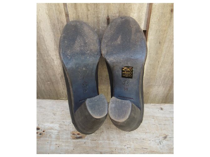 Botines Cotélac de cuero negro talla 38 - vista 6