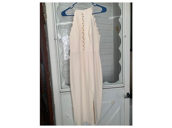 Zimmermann Très beau robe avec de boutons en or. Blanco - vista 2