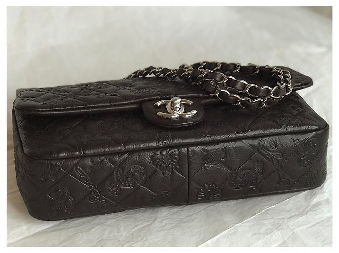 Chanel Collector's Medium Flap Bag Braun Dunkelbraun - Ansicht 10