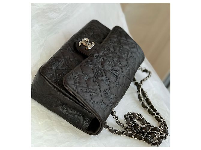 Chanel Collector's Medium Flap Bag Braun Dunkelbraun - Ansicht 13