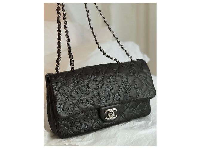 Chanel Collector's Medium Flap Bag Braun Dunkelbraun - Ansicht 14