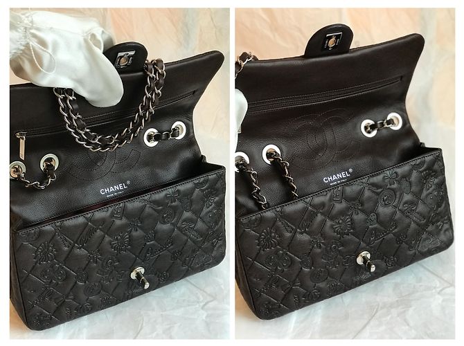 Chanel Collector's Medium Flap Bag Braun Dunkelbraun - Ansicht 16