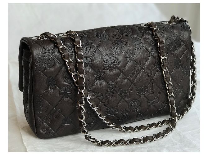 Chanel Collector's Medium Flap Bag Braun Dunkelbraun - Ansicht 2
