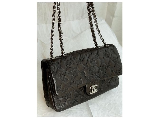 Chanel Collector's Medium Flap Bag Braun Dunkelbraun - Ansicht 21