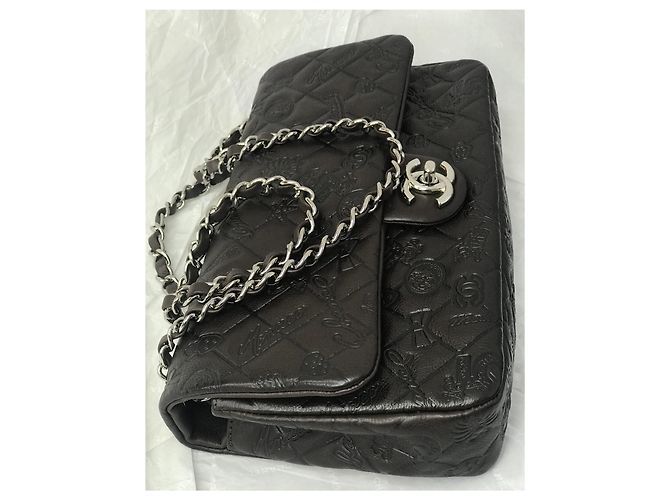 Chanel Collector's Medium Flap Bag Braun Dunkelbraun - Ansicht 24