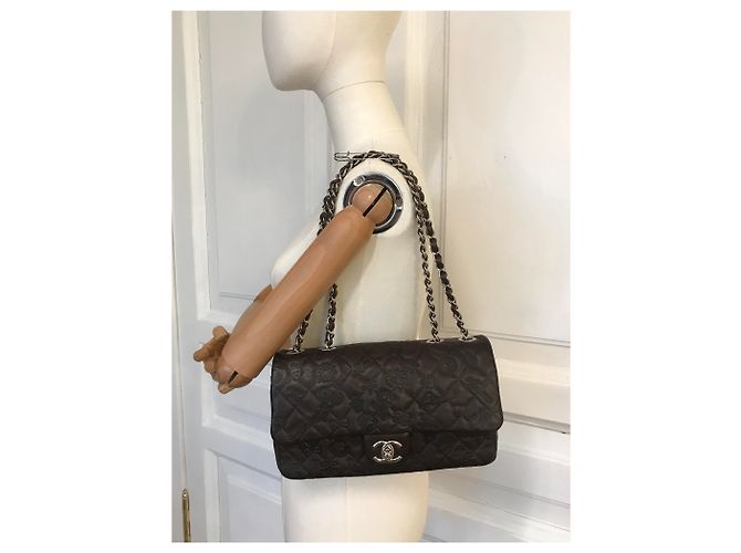 Chanel Collector's Medium Flap Bag Braun Dunkelbraun - Ansicht 28