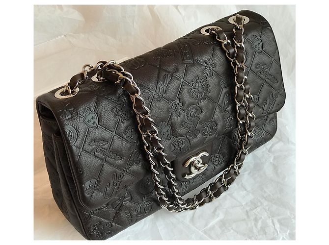 Chanel Collector's Medium Flap Bag Braun Dunkelbraun - Ansicht 3