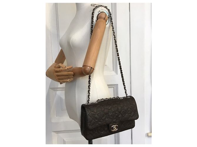 Chanel Collector's Medium Flap Bag Braun Dunkelbraun - Ansicht 6