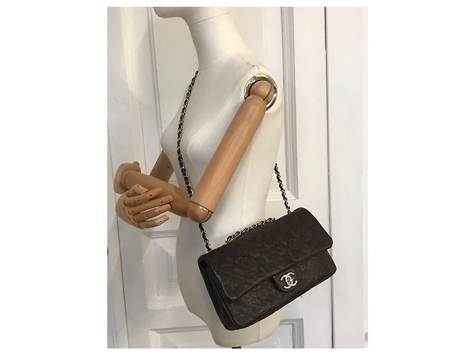 Chanel Collector's Medium Flap Bag Braun Dunkelbraun - Ansicht 7