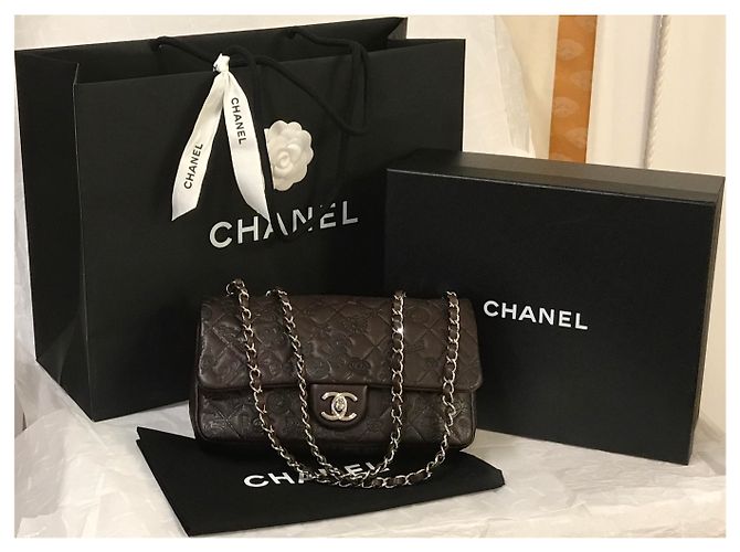 Chanel Collector's Medium Flap Bag Braun Dunkelbraun - Ansicht 8