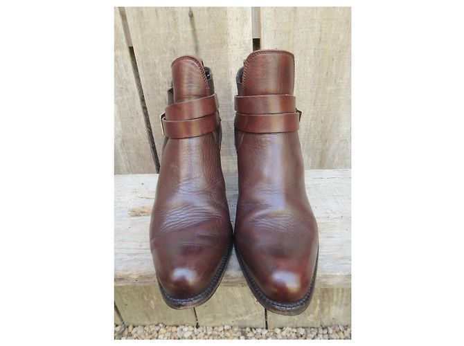 Botines Heschung p 37,5 Marrón oscuro - vista 4