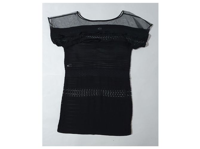 Diane Von Furstenberg Mabel Seidenkleid Tunika schwarz - Ansicht 3