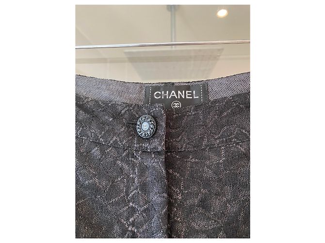Pantalones Chanel Negro - vista 7