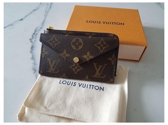 Louis Vuitton Recto Monogram Canvas Kartenetui Braun - Ansicht 5