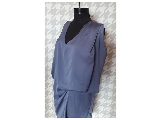 Abito blu Acne in poliestere taglia 36 - vista 3