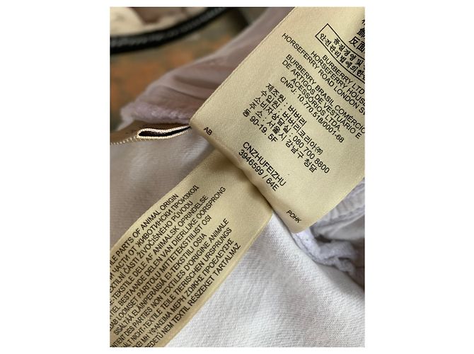 Vaqueros Burberry Brit Blancos Skinny Cropped - vista 10