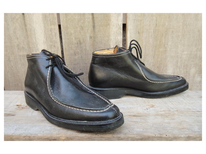 Botas paraboot p 35,5 Negro - vista 4
