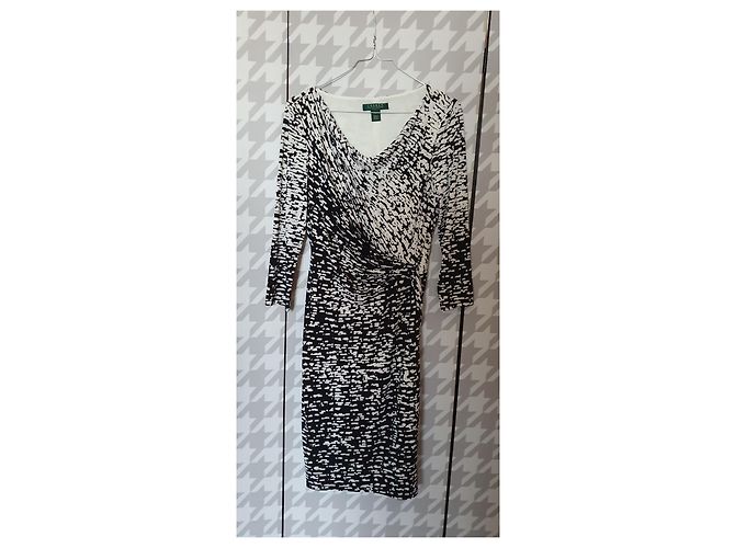 Ralph Lauren Kleid Schwarz Weiß - Ansicht 4