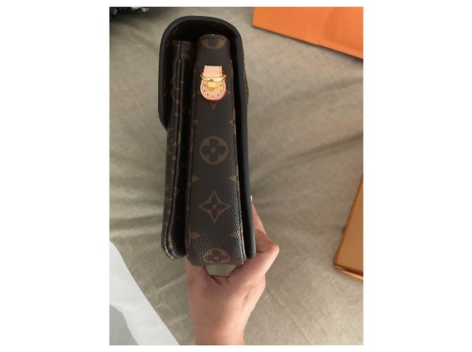 Louis Vuitton Métis Handtasche Dunkelbraun Stoff - Ansicht 3