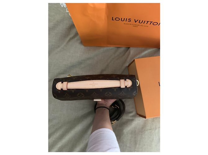 Louis Vuitton Métis Handtasche Dunkelbraun Stoff - Ansicht 5