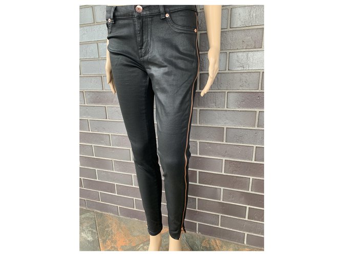 Vaqueros skinny Ted Baker Modey Side Zip Negros - vista 2