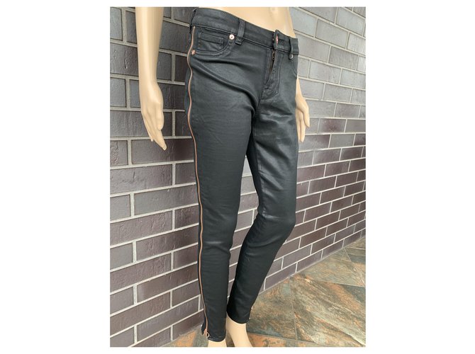 Vaqueros skinny Ted Baker Modey Side Zip Negros - vista 3