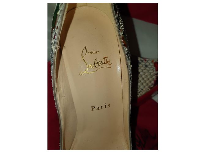 Christian Louboutin Python Plateau Pumps Mehrfarben - Ansicht 2
