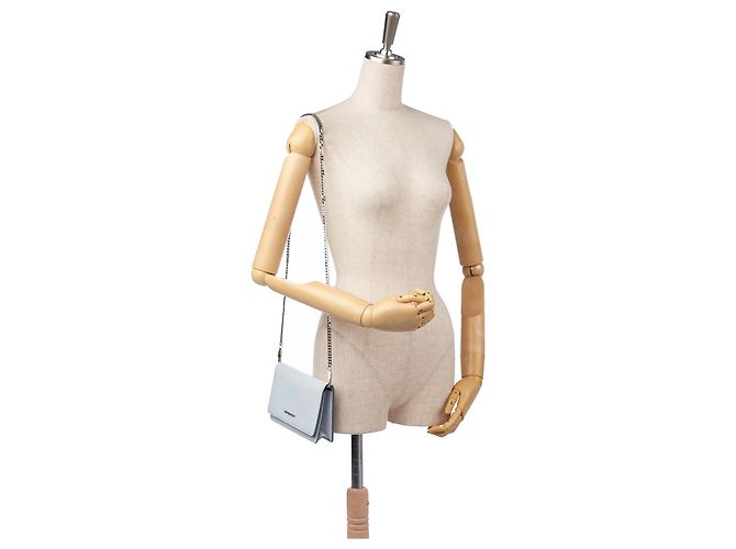 Cartera con cadena Pandora azul de Givenchy - vista 7