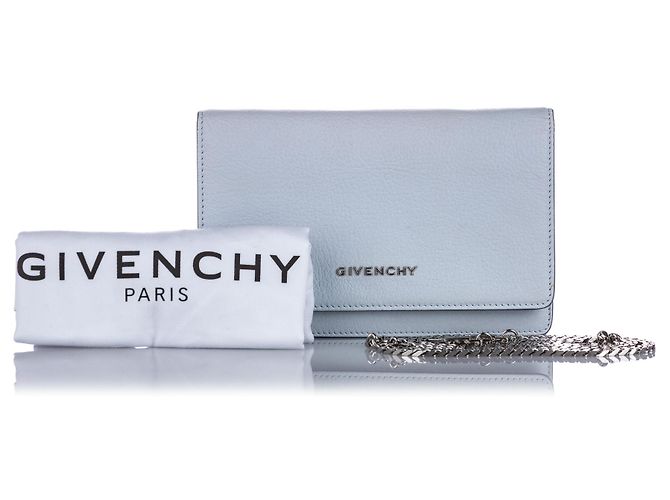 Cartera con cadena Pandora azul de Givenchy - vista 8