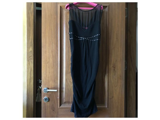 Emanuel Ungaro cocktail Kleid Schwarz - Ansicht 10