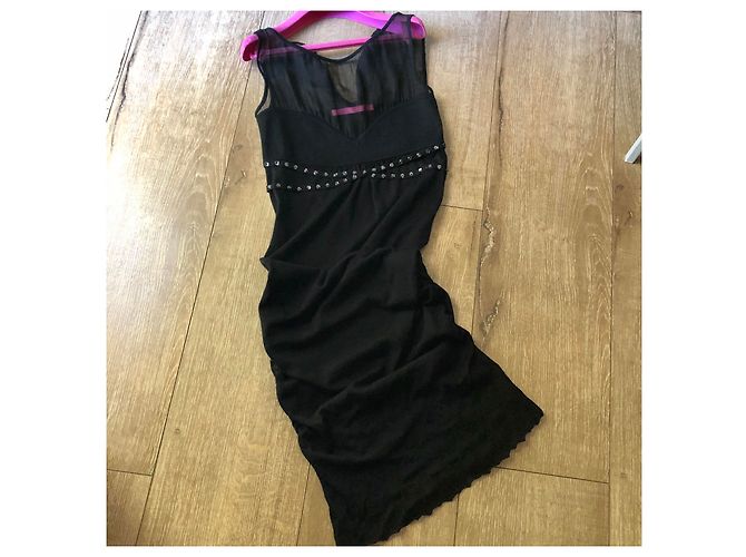 Emanuel Ungaro cocktail Kleid Schwarz - Ansicht 11