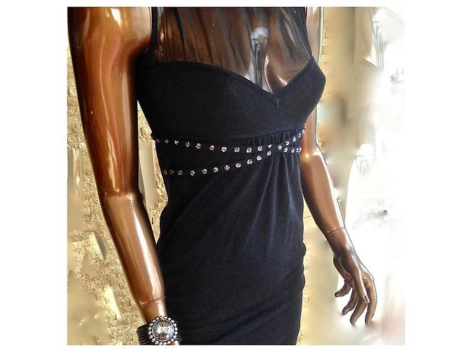 Emanuel Ungaro cocktail Kleid Schwarz - Ansicht 2