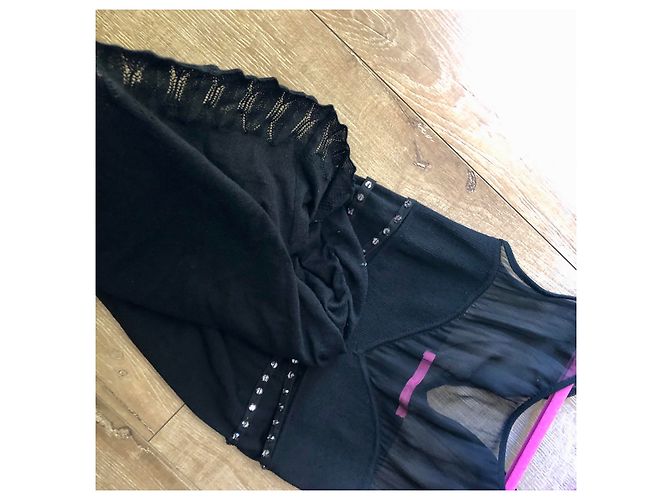 Emanuel Ungaro cocktail Kleid Schwarz - Ansicht 4
