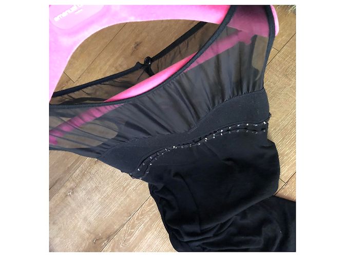 Emanuel Ungaro cocktail Kleid Schwarz - Ansicht 7