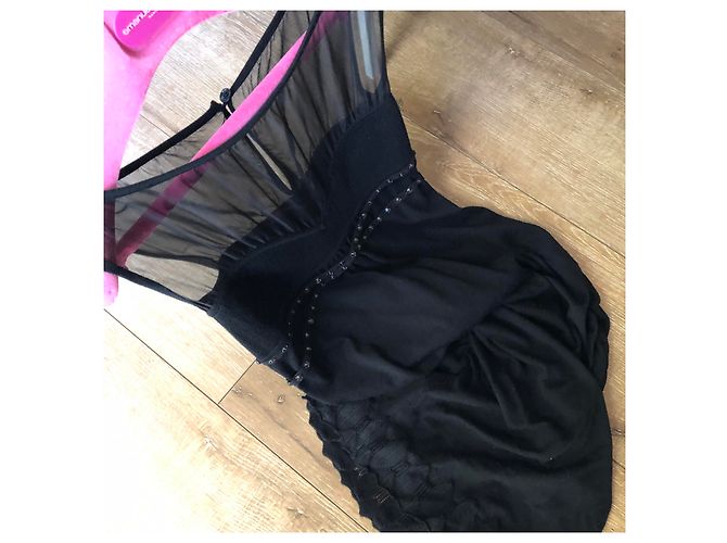 Emanuel Ungaro cocktail Kleid Schwarz - Ansicht 8