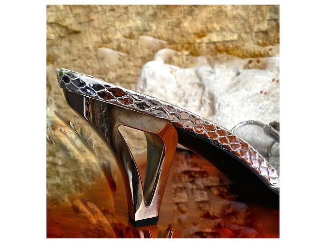 Stuart Weitzman neue High hills Sandaletten Silber - Ansicht 10