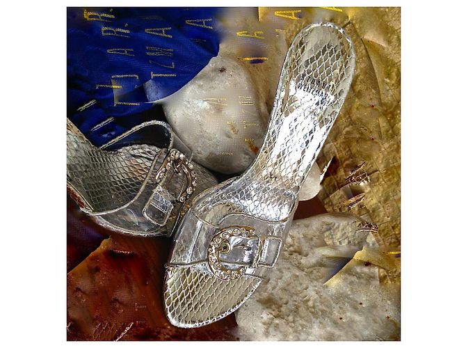 Stuart Weitzman neue High hills Sandaletten Silber - Ansicht 9