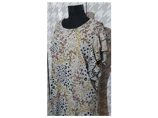 Blouse Rachel Roy Imprimé Fleuri et Léopard XXL - vue 2