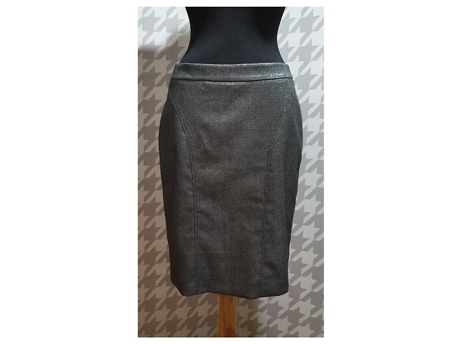 Falda plateada Tommy Hilfiger Plata - vista 4