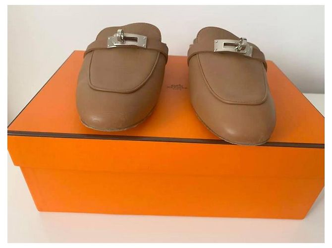 Hermès Mulas Bege - vista 3