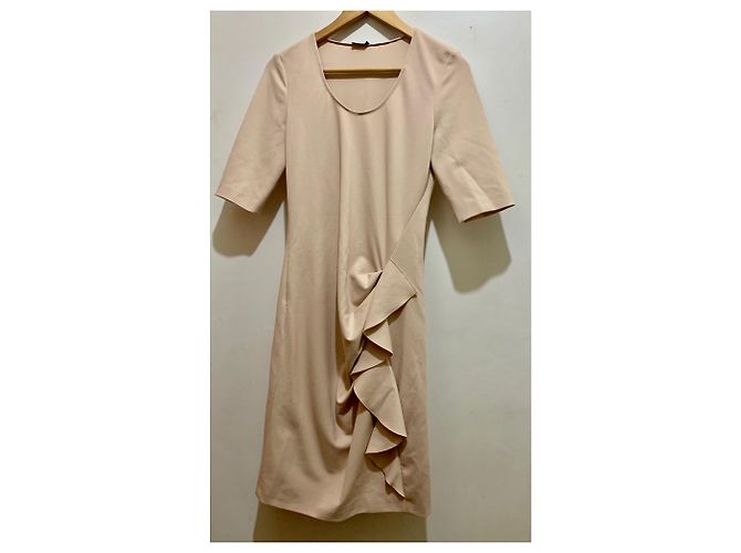 Joseph Grace Kleid mit Rüschen rosa flesh Viskose Pink Fleisch - Ansicht 5