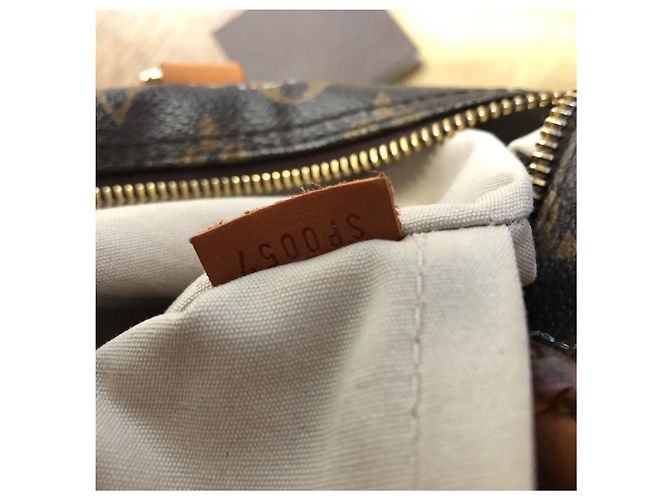 Louis Vuitton Edizione speciale Speedy bag (sprouse) Argento Beige Marrone scuro - vista 9