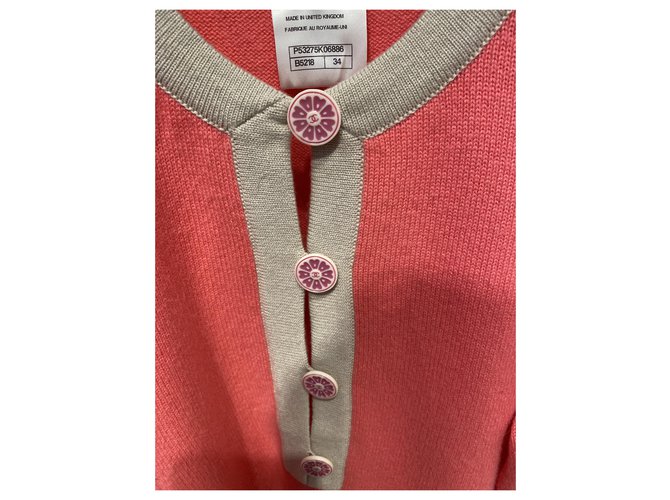 Chanel Malhas Rosa Bege - vista 3