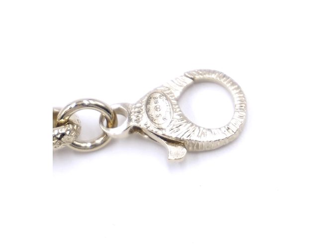 Collar Chanel Gold CC con cristales deletreados Dorado - vista 3