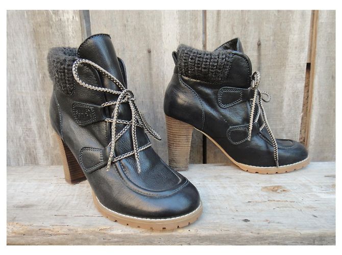 Botines See By Chloé p 38,5 Negro - vista 4