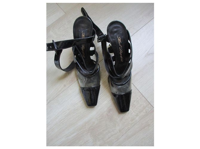Karl Lagerfeld SANDALI IN PELLE IN PELLE, Pointure 6UK. Nero - vista 3