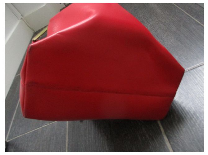 Autre Marque Borsa a mano Lamarthe in pelle rossa Rosso - vista 3