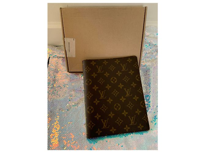 Louis Vuitton Tagesordnung für die Schreibtischabdeckung Braun - Ansicht 7