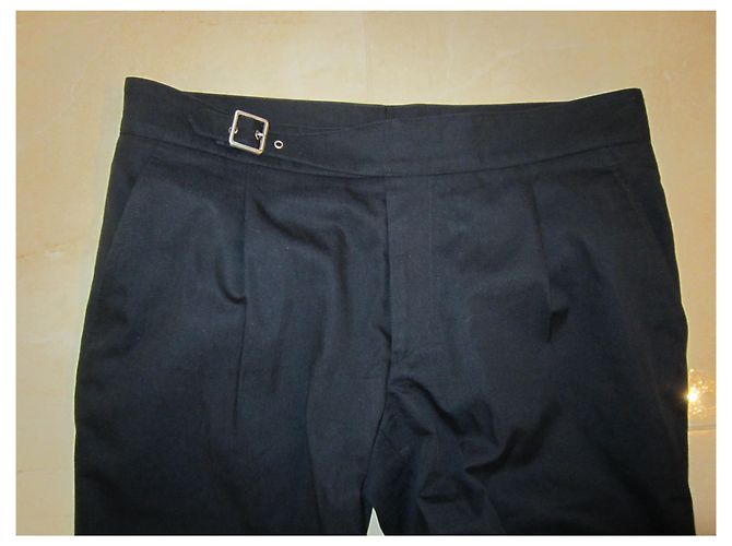 Hermès Pantaloni Blu scuro - vista 4