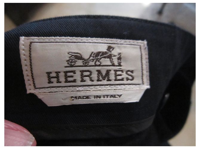 Hermès Pantaloni Blu scuro - vista 5